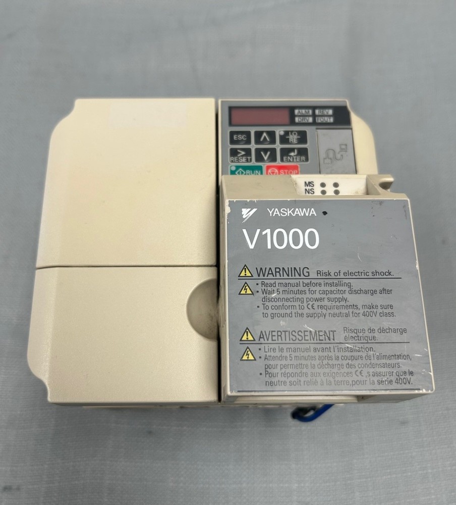 Yaskawa V1000 CIMR-VU2A00020FAA VFD 200-240V 3PH 2HP Tested