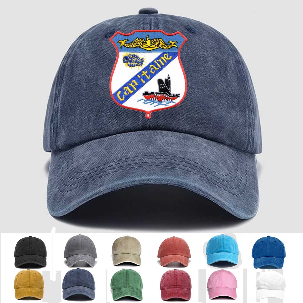 Custom Embroidered Hat SS-336 USS Capitaine, Veteran Cap, Trucker Hat, Gift Idea