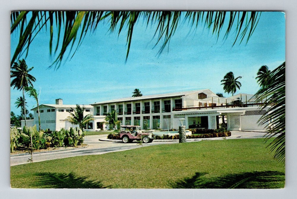 Jamaica- British West Indies Runaway Bay Hotel Advertising Old Vintage Postcard