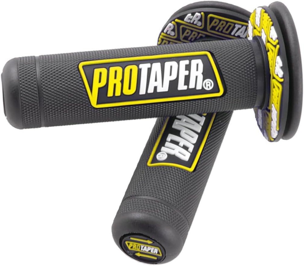 7/8 Motorcross Handle Grips Dirt Bike 22mm 24mm Truster Pro Taper Black Yellow