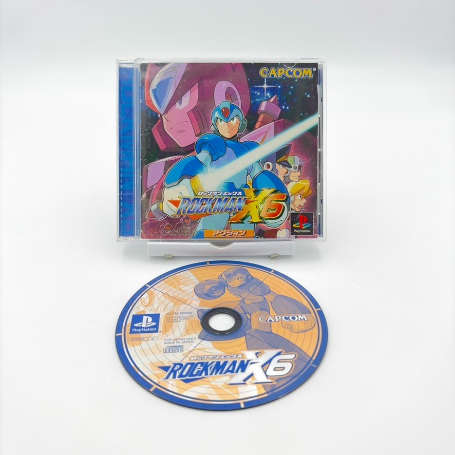 ROCKMAN X6 Megaman PS1 Playstation Japanese Version NTSC-J