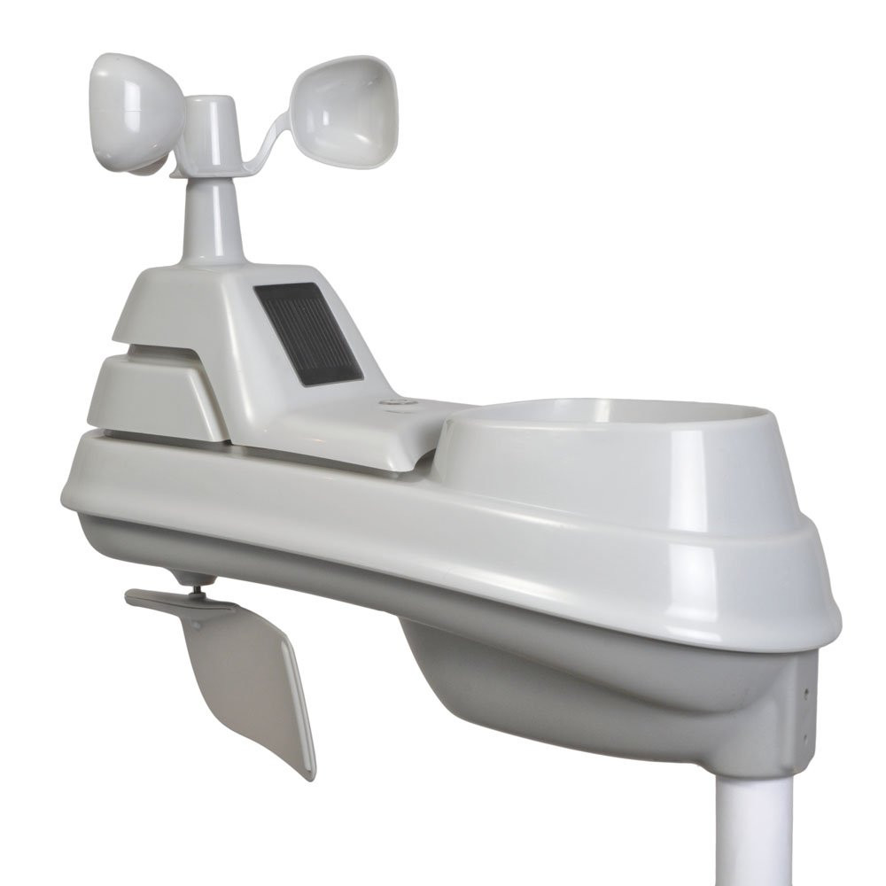 Iris (5-In-1) Weather Sensor with Rain Gauge, Wind Speed, Wind Direction, Temper