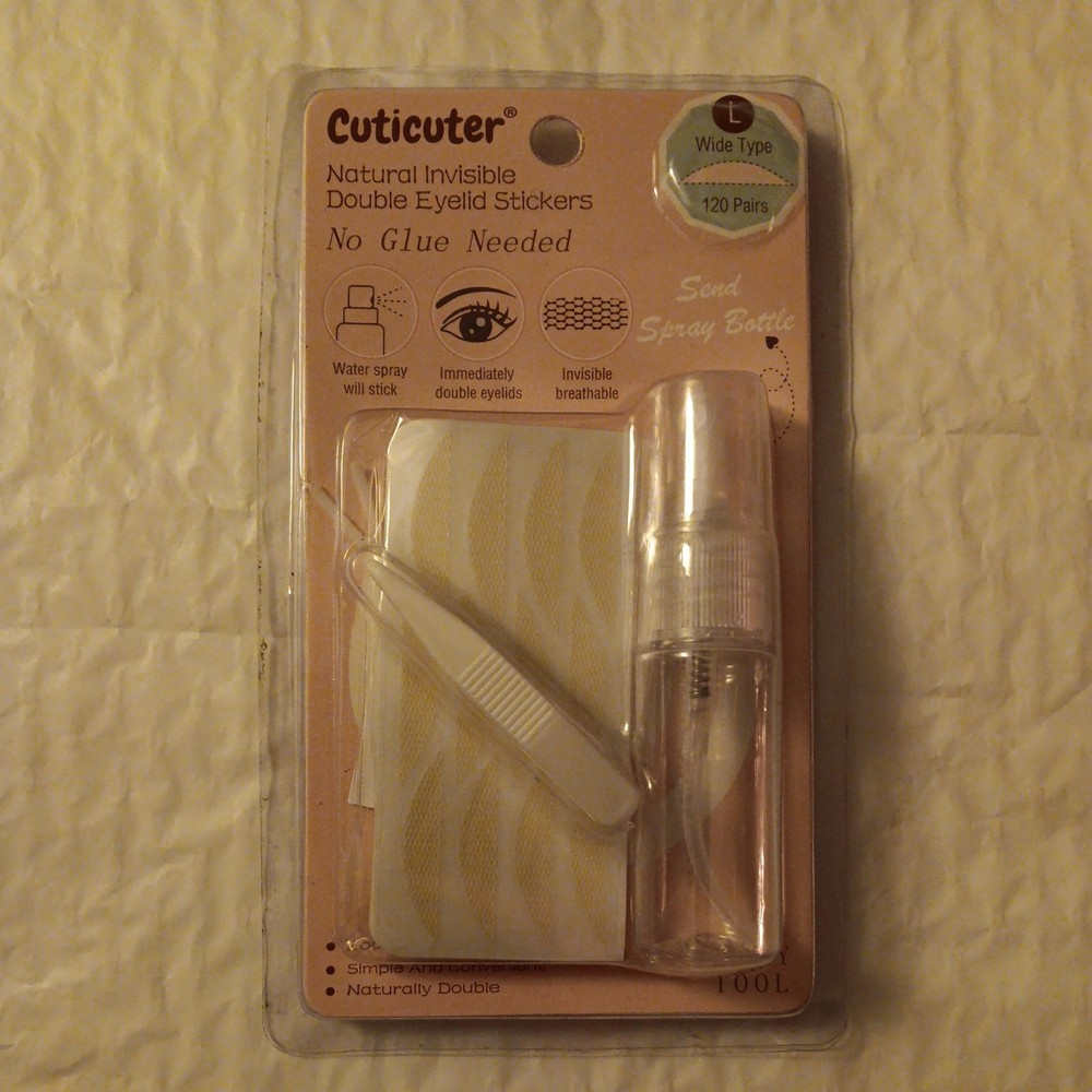 Eyelid Tape - 120 Natural Fiber Strips - Lasting Eye Lift Tape for Droopy Lids