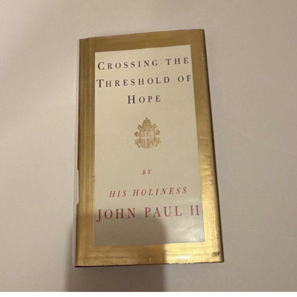 Crossing the Threshold of Hope by Pope John Paul II Hardcover, Knopf 1st Ed 1994