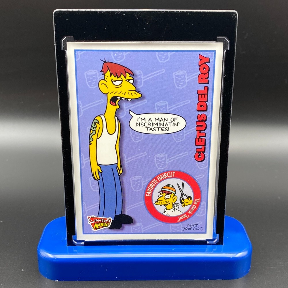 Cleetus The Simpsons Display Collectible Gift Trading Card Mania