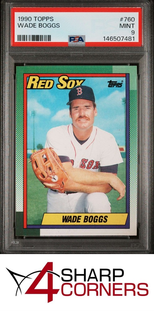 1990 Topps #760 Wade Boggs Red Sox Hof Psa 9Expert eBay listing since 2003:Consign your best today!
