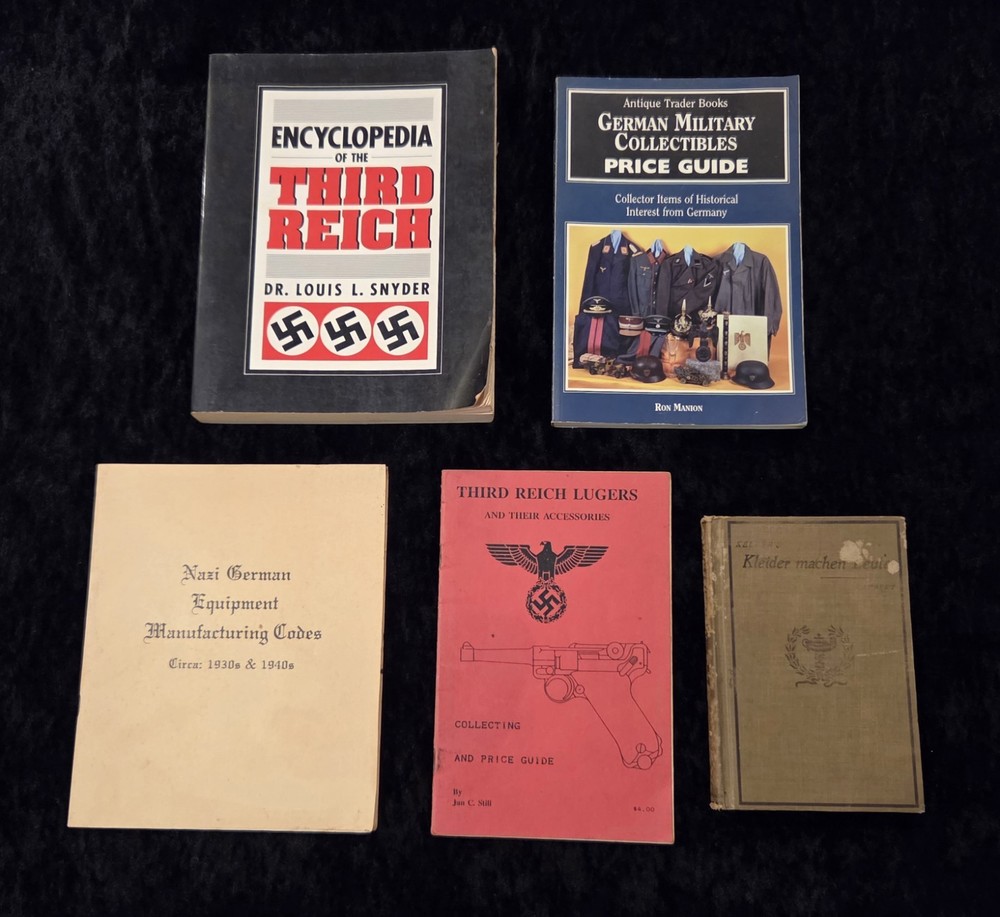 THIRD REICH NAZI MILITARY Uniform Luger Equipment GUIDES + Kleider machen Leute