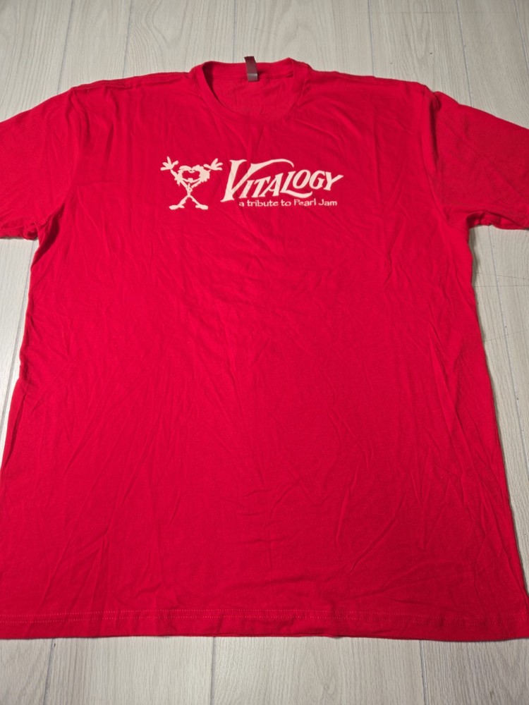 Vitalogy A Tribute To Pearl Jam Shirt 2XL Used Tribute Band Eddie Vedder XXL