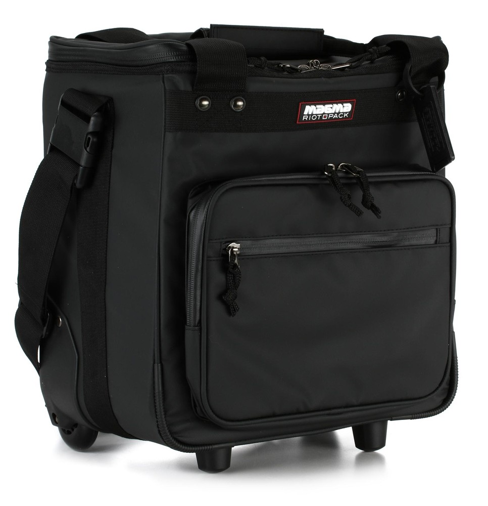 Magma Bags Riot LP-Trolley 50 - Black/Red (2-pack) Bundle