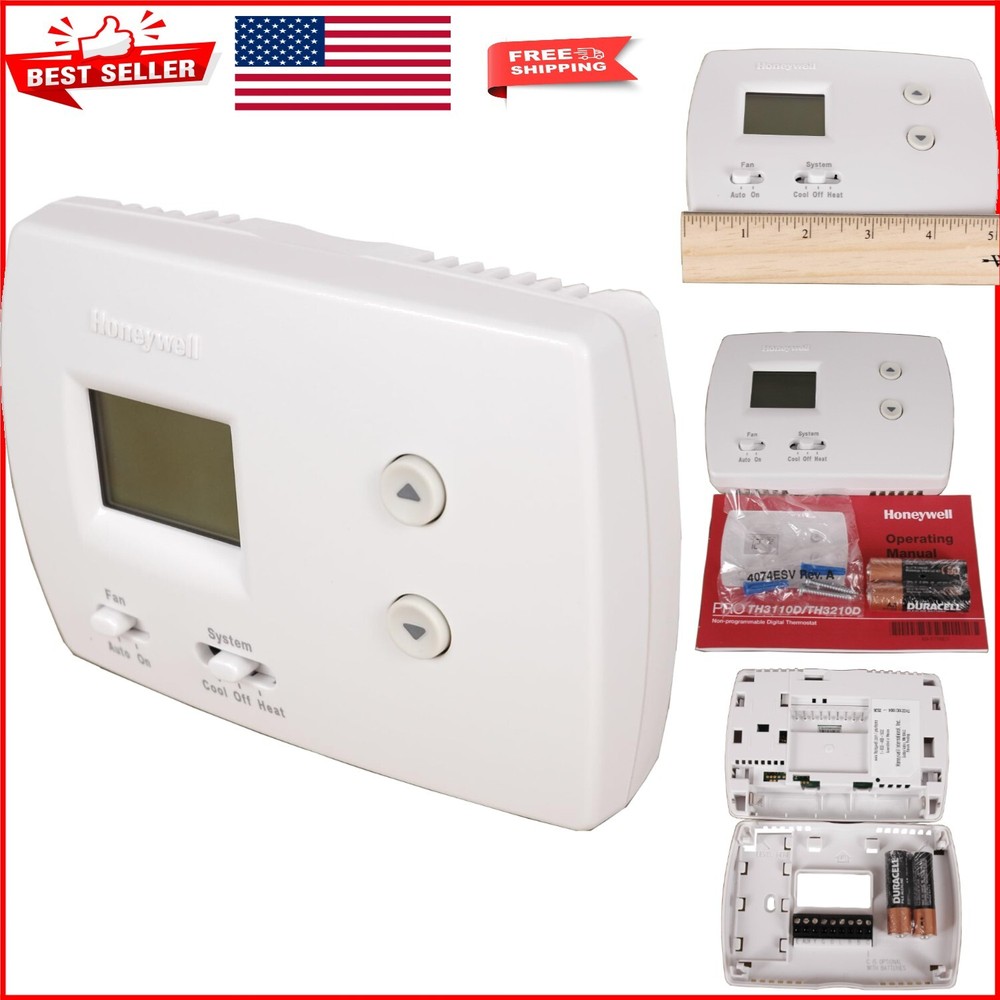Non-Programmable Digital Thermostat with Backlit Display for Easy Control