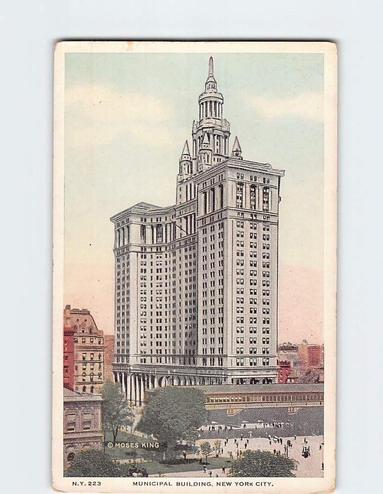 Postcard Municipal Building New York City New York USA