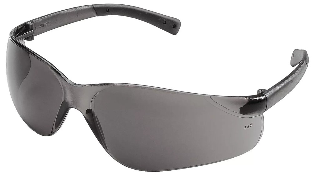 MCR Crews BK112 Bearkat Safety Glasses Gray Lens 1 Pair Gray Temple Gray Lens
