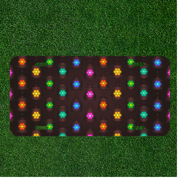 Custom Personalized Car License Plate With Lanterns Background Lamps Light