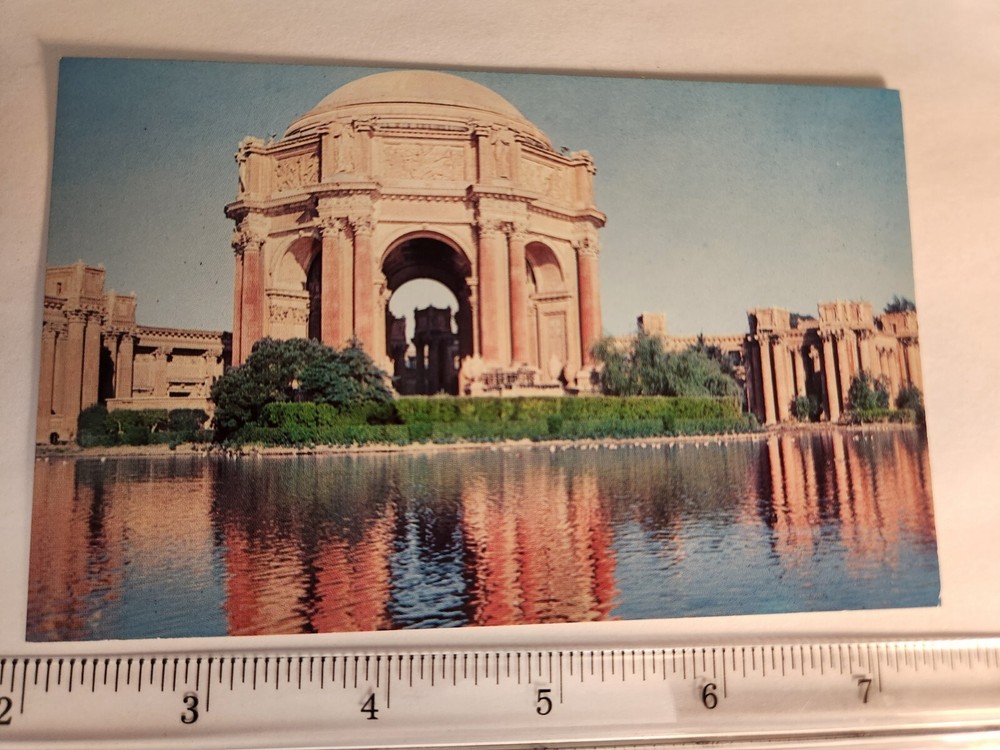 Palace of Fine Arts San Francisco CA Vtg Postcard Unposted NEW Building Pillars