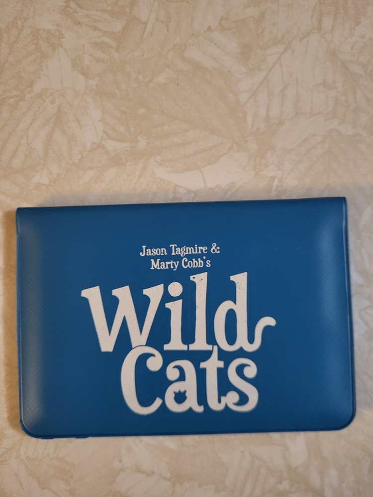 Button Shy Games - Wild Cats- Wallet Game- Out Of Print