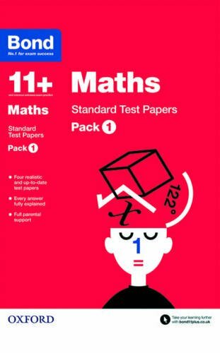 Bond 11+: Maths: Standard Test Papers: Pack 1, Baines 9780192740755 New..