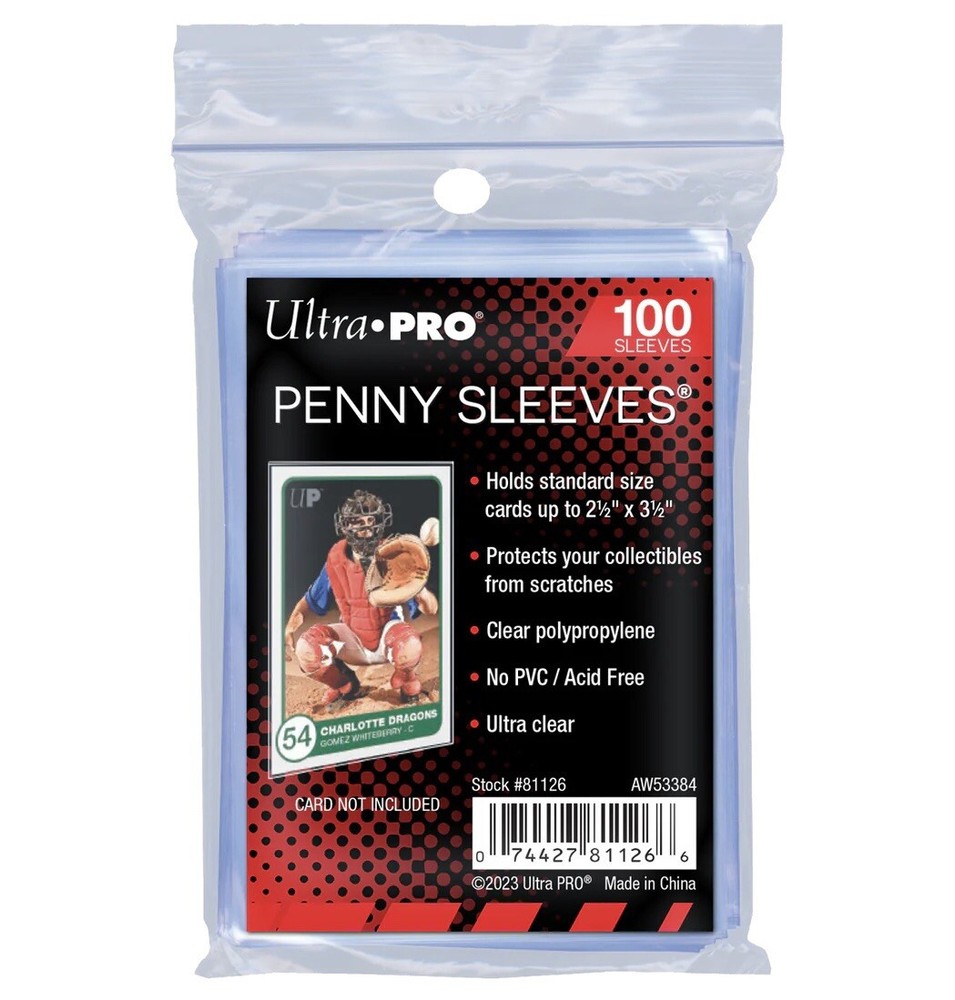 Ultra PRO Soft PENNY Card SLEEVES 100, 200, 300, 400, 500, 1000, 5000, 10000
