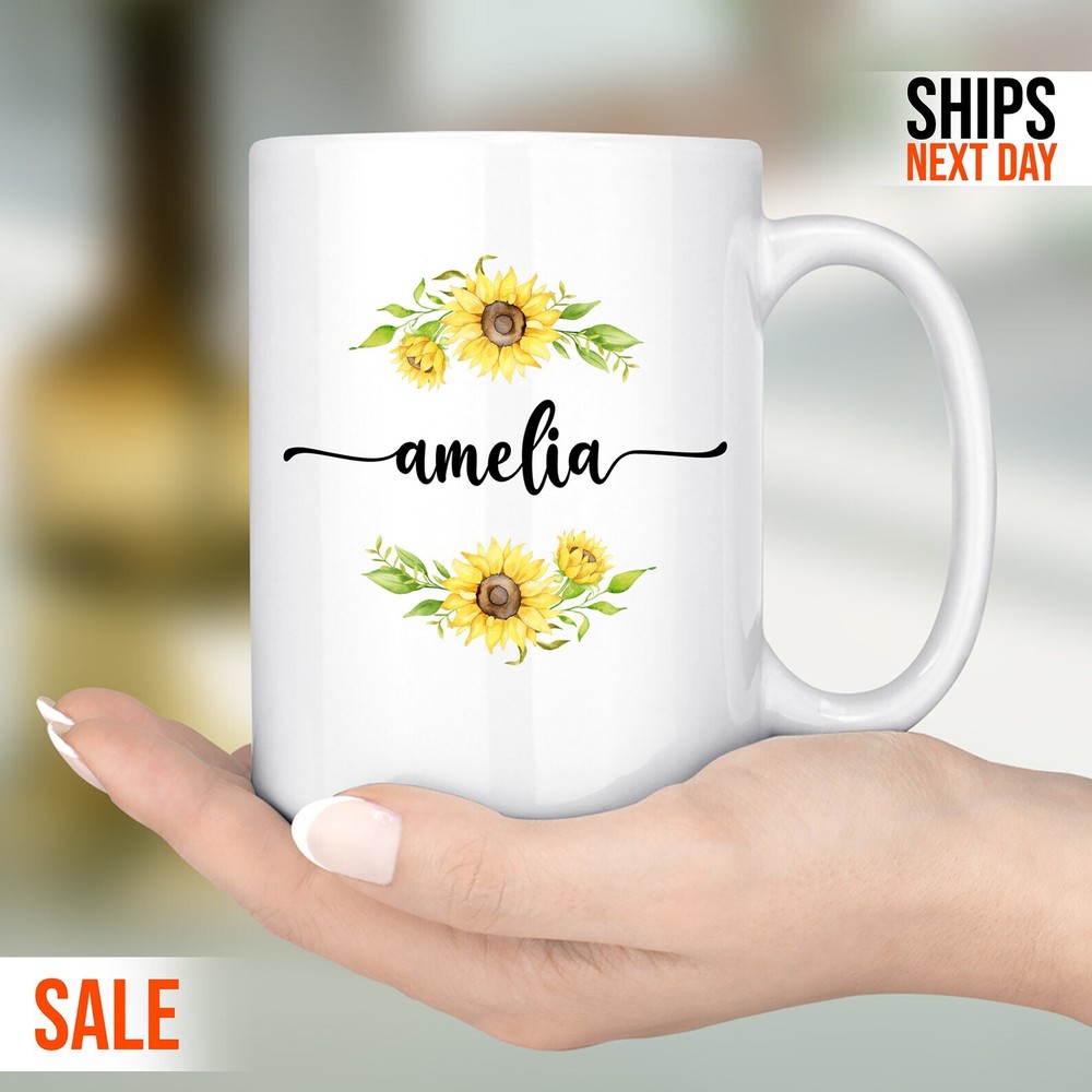 Floral Name Mug Custom Floral Name Mug Best Mum Mug Gift For Her Gift Mug For