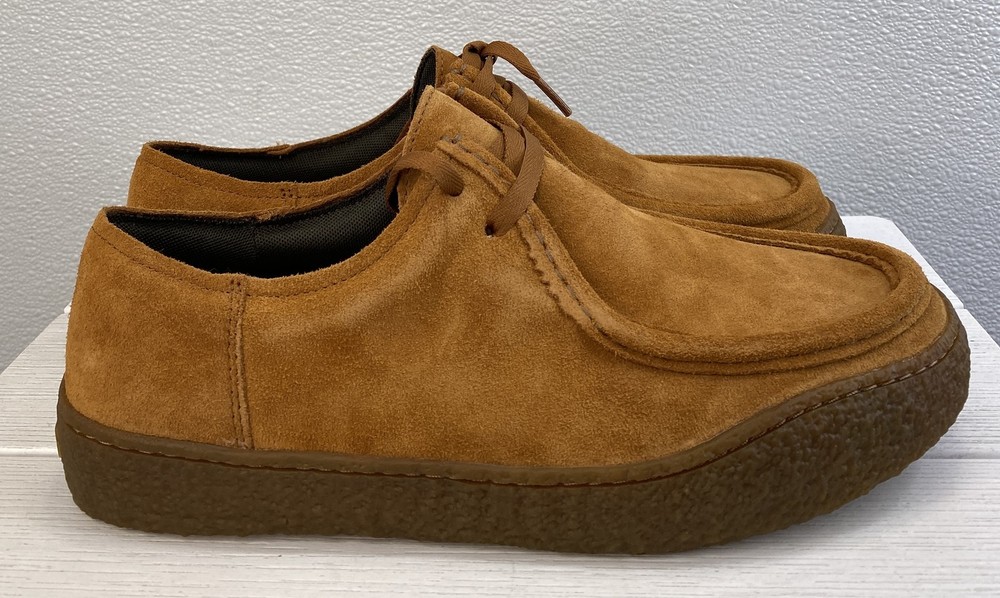 Camper Peu Terreno Shoes Mens Size US9 EU42 Brown Suede Lace Up Round Toe Casual