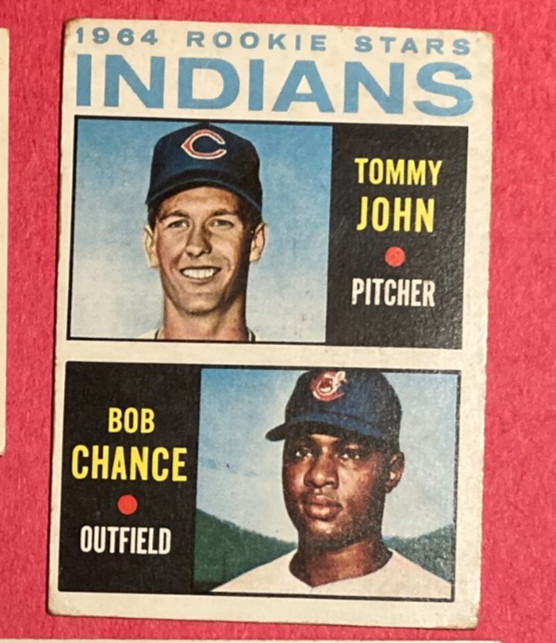 1964 Topps #146 Indians Rookies Tommy John RC