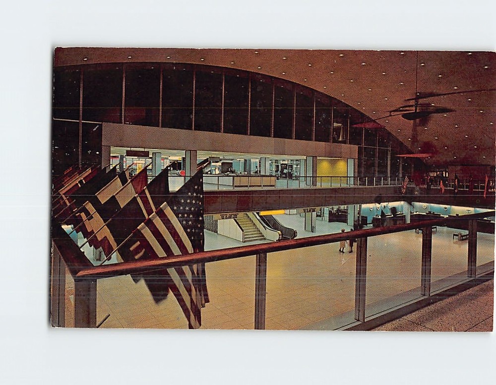 Postcard Interior of John F. Kennedy International Airport Queens New York USA