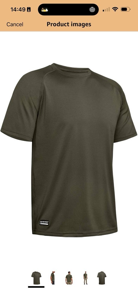 Under Armour® Tactical Shortsleeve UA Tech T - MOD Green - XXL