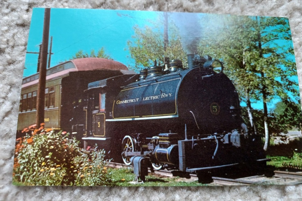 Connecticut Electric Railway Trolley Museum- Steam Locomotive#5- Unposted