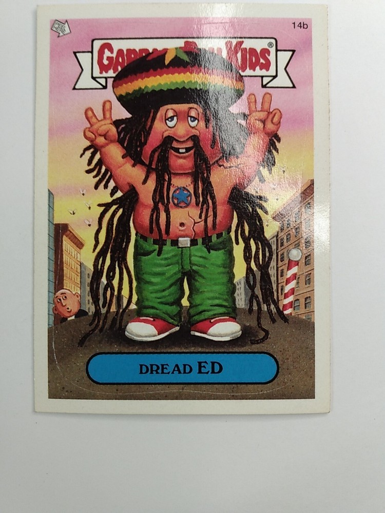 Garbage Pail Kids Dread Ed 14b Rare Sticker Trading Card