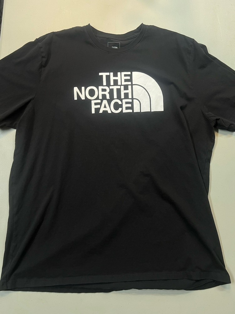 The North Face Logo T-Shirt Men’s XXL Black Short Sleeve Graphic Tee