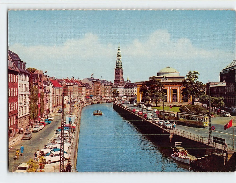 Postcard Thorvaldsens Museum in Copenhagen Denmark