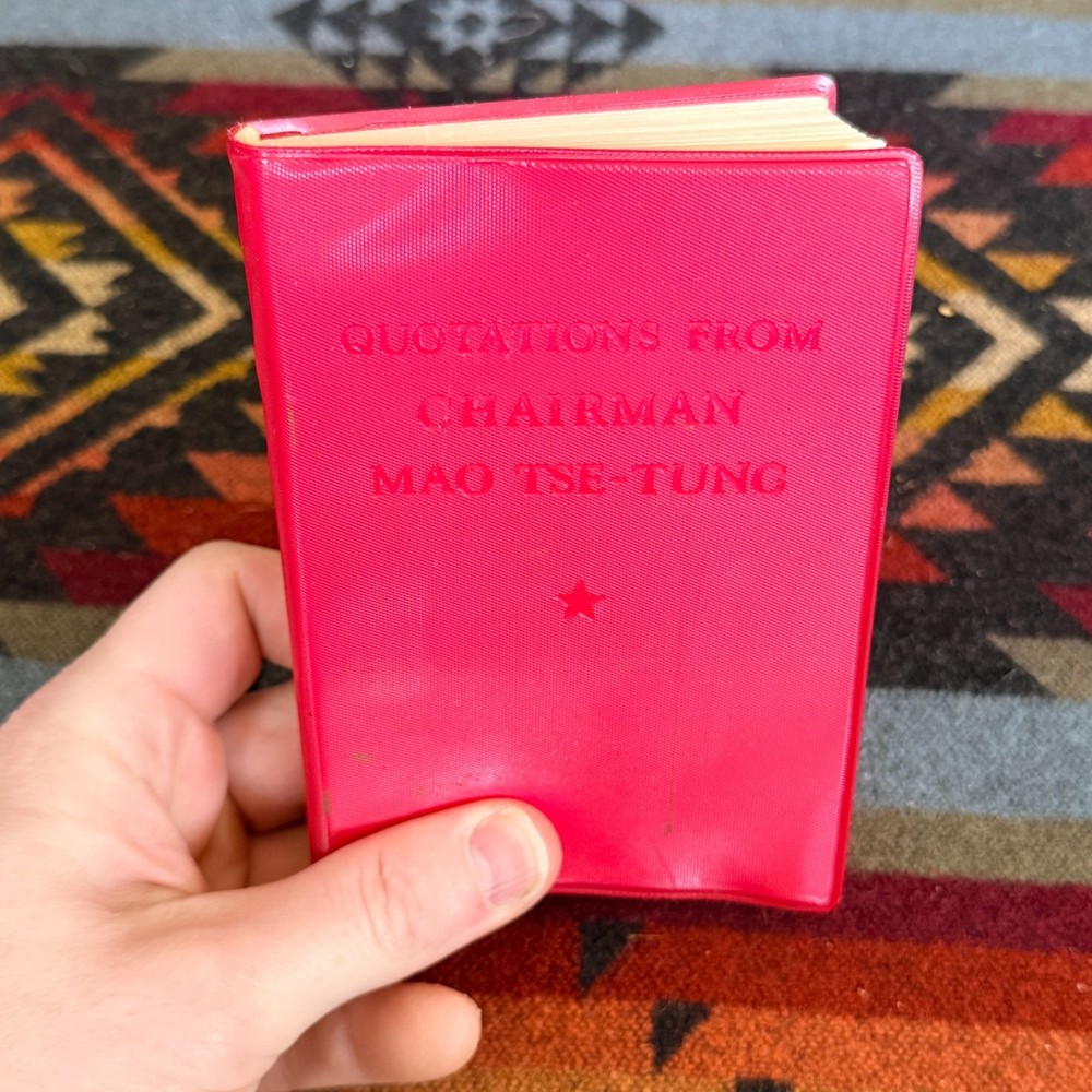 Vintage Mao's Little Red Book Peking 1967 2nd Printing Soft Communist VTG