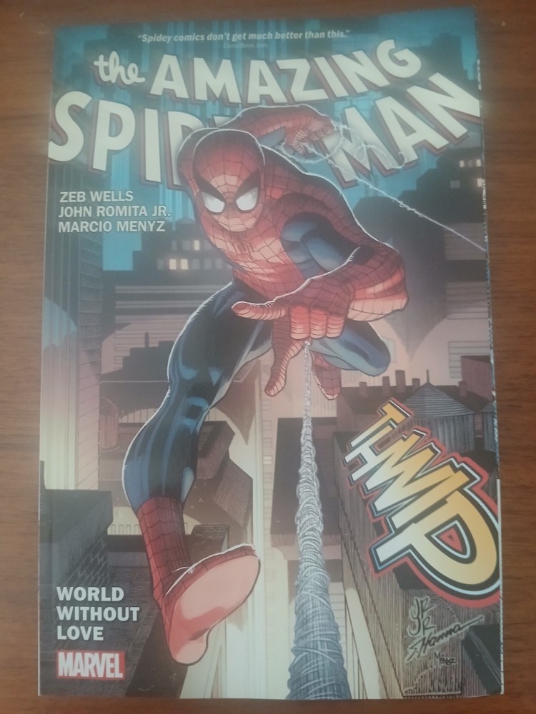 The Amazing Spider-Man: World Without Love by Zeb Wells and John Romita Jr. USED
