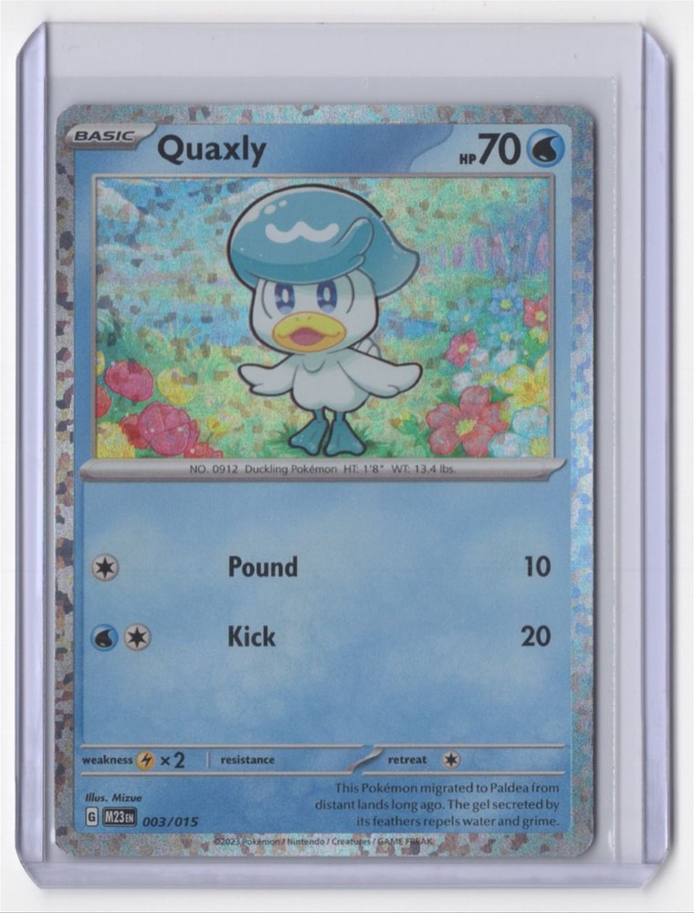 #3 2023 Pokemon McDonalds Promo Quaxly Holo