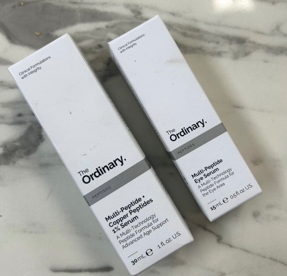 The Ordinary Multi Peptide + Copper Serum & Buffet Eye Set New
