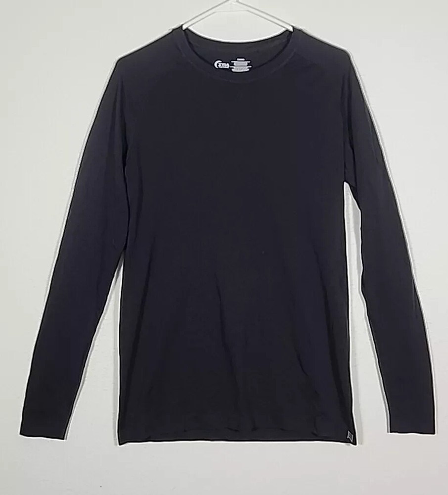 ZYIA Active Shirt, Women's Size M Medium, Black, Long Sleeve