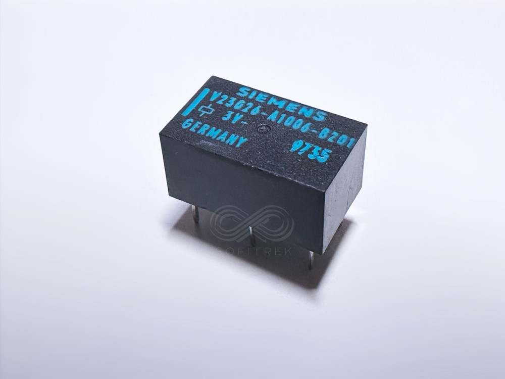 V23026-A1006-B201 Siemens PCB Signal Relay P1 3VDC SPDT 1A 6-Pin Monostable