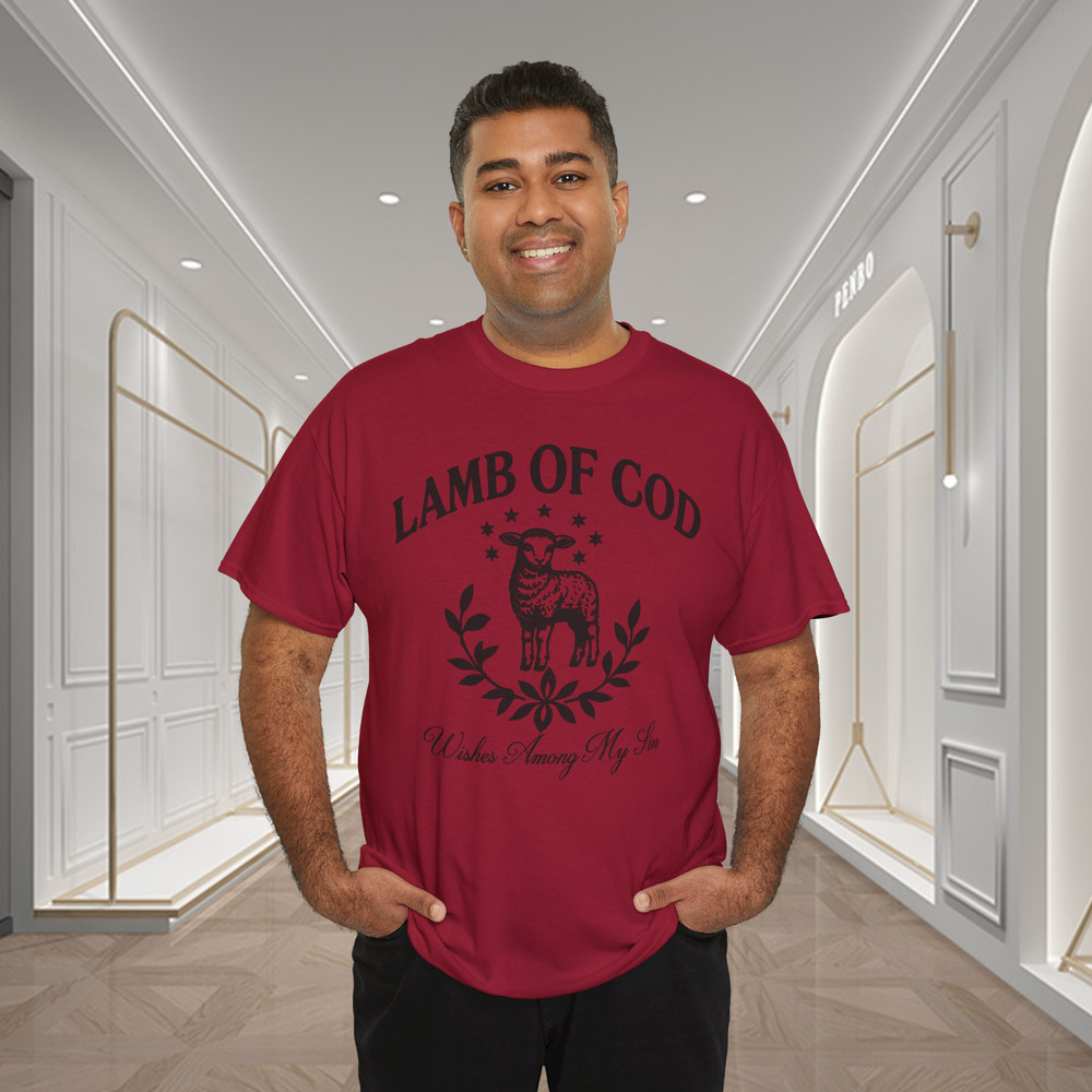 Lamb Of God Christian Sheep Graphic T-Shirt