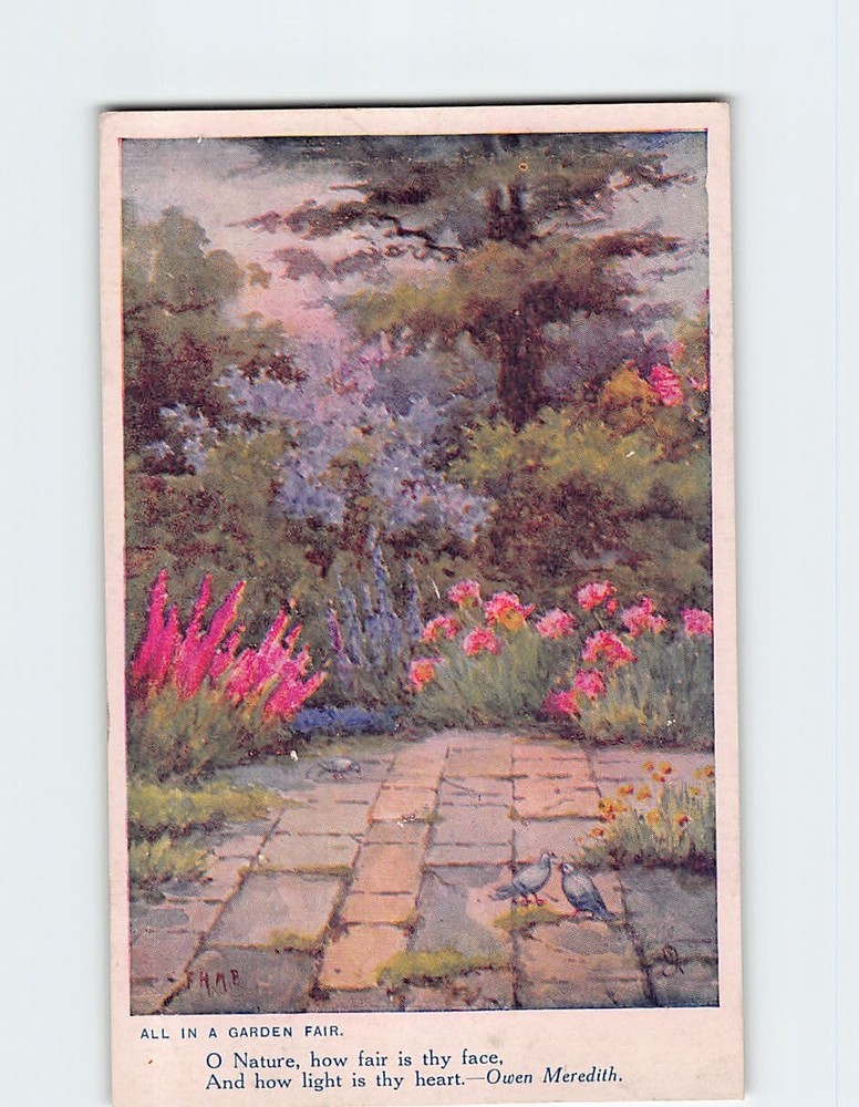 Postcard All In A Garden Fair England