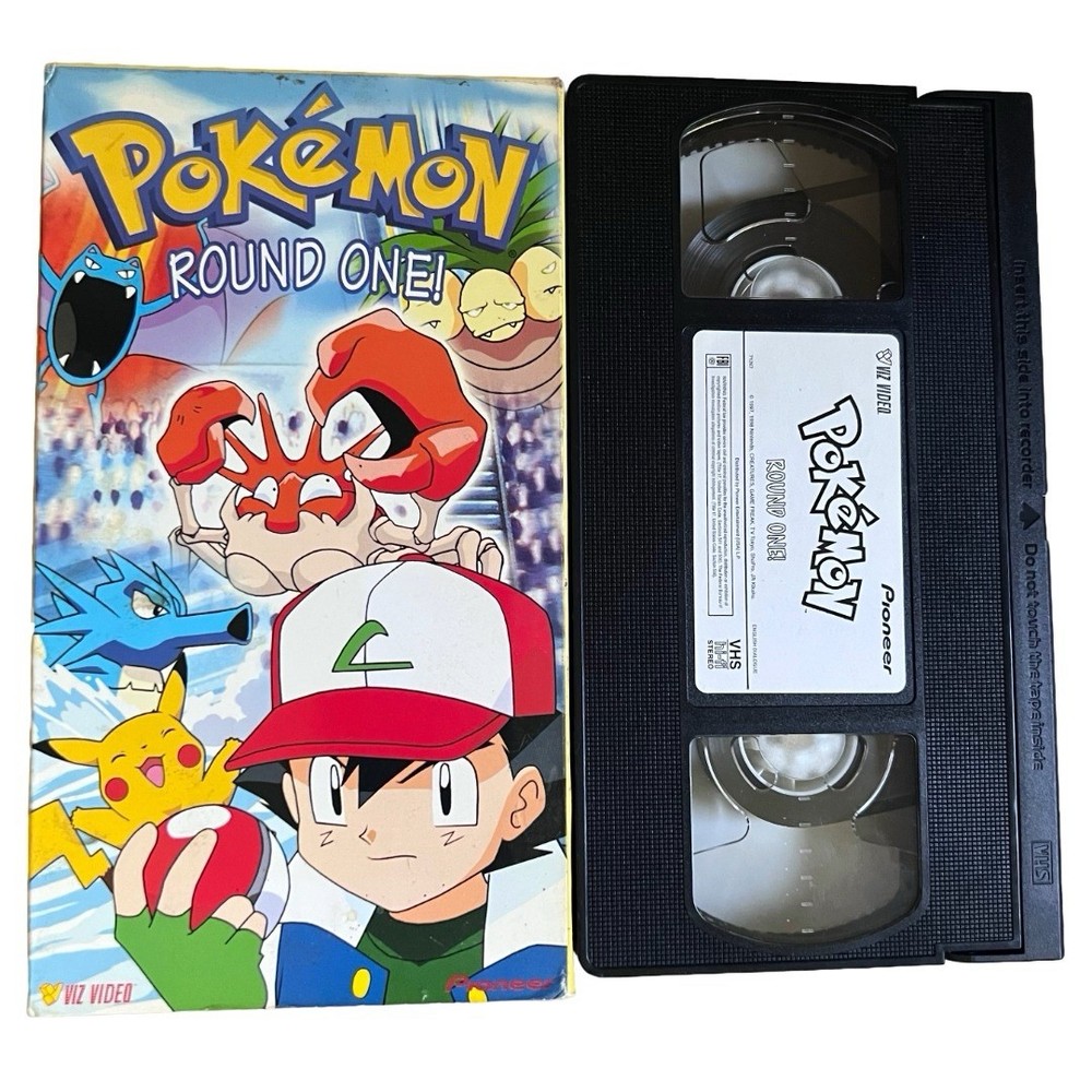 Pokemon Volume 25 Round One (VHS, 2001) Ash Ketchum Kingler Pikachu VTG Y2K