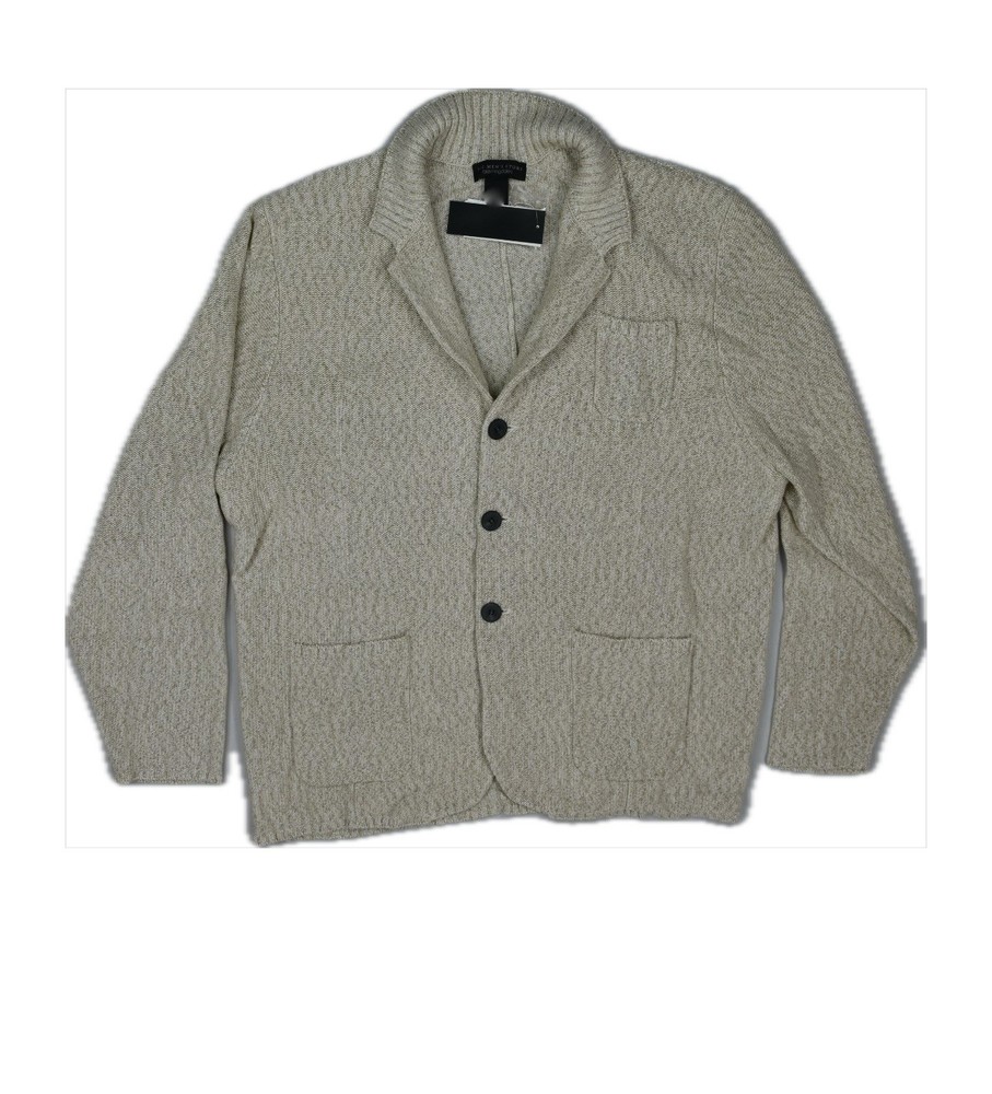 The Men's Store Melange Knit Cardigan Sweater Jacket SZ XXL New $278