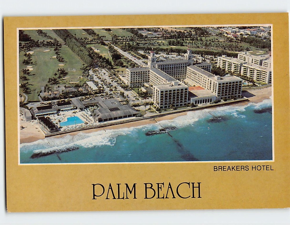Postcard Breakers Hotel, Palm Beach, Florida