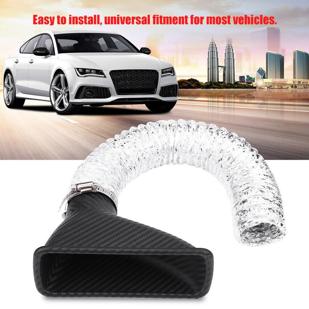 Carbon Fiber Universal Turbo Inlet Pipe Air Intake Funnel