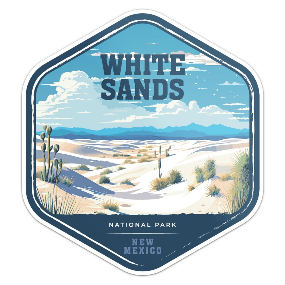 White Sands National Park Car Bumper Sticker Vinyl Decal