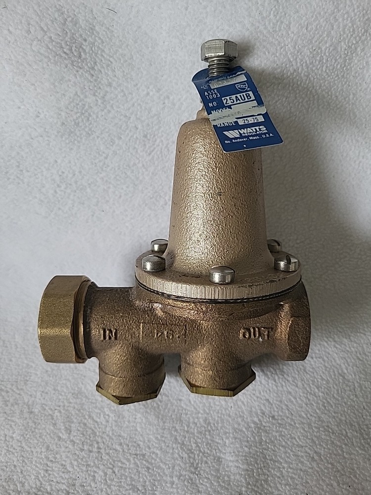 3/4 Watts 25AUB Water Pressure Reducing Valve Max 300 PSI