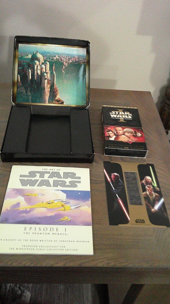 Star Wars I The Phantom Menace Vhs Widescreen Collector's Edition Box Set