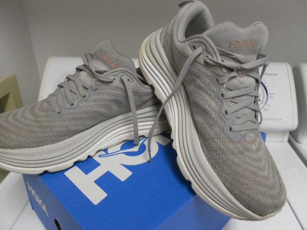 Size 9.5B - Hoka One One HOKA Gaviota 5 Harbor Mist Rose Gold