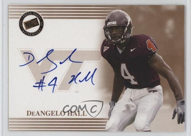 2004 Press Pass Bronze DeAngelo Hall Rookie Auto RCFulfilled by COMC - World’s largest consignment service