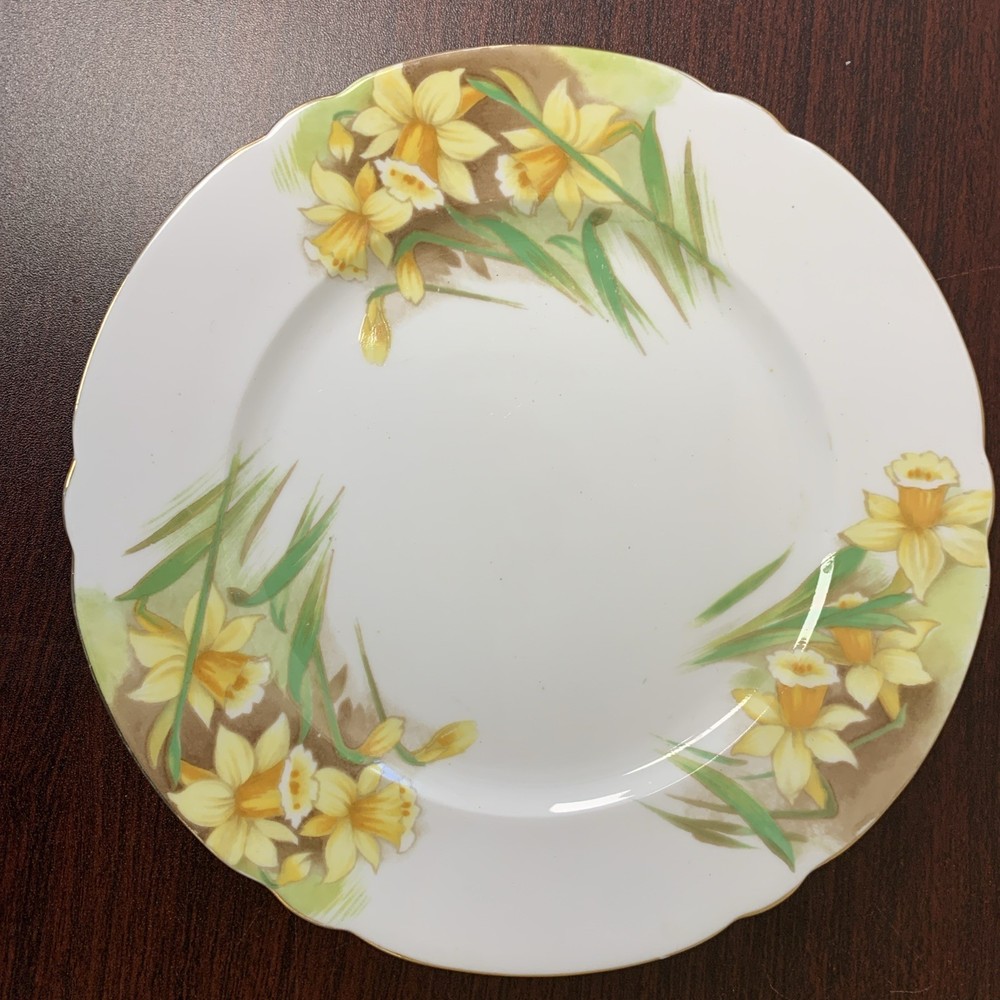 Shelley England Bone China Daffodil Time Salad Plate 8