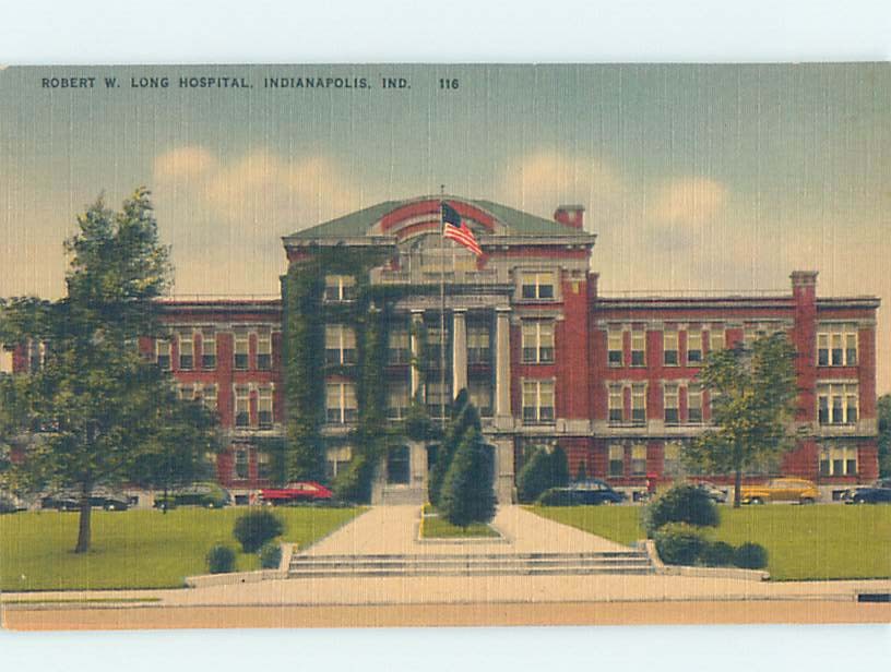 Unused Linen HOSPITAL SCENE Indianapolis Indiana IN W2733