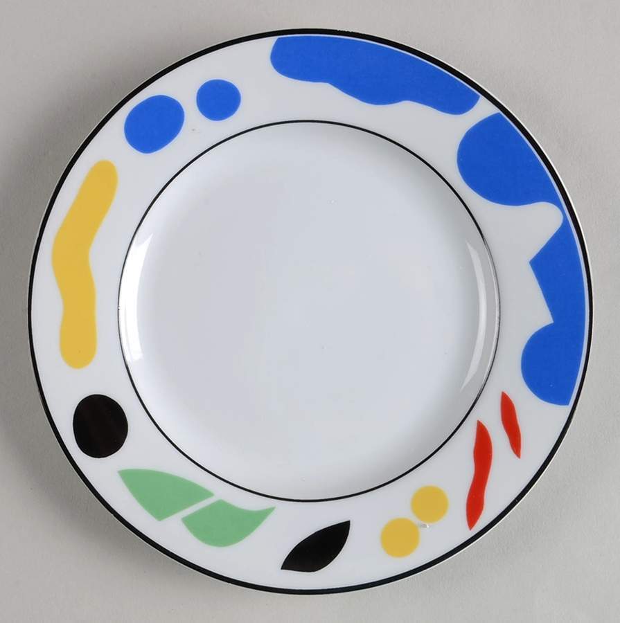 Block Splash Bread and Butter Plate Set 36060